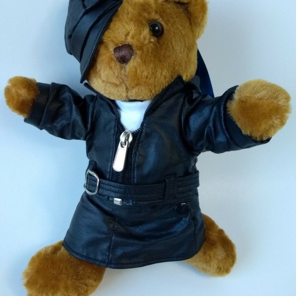 Rock and Roll Hall of Fame 12" 50's Girl Bear+9" Bulldog Rock Drummer Plush 2-Pc - Picture 2 of 12